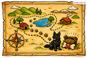 Map of dog behavior 