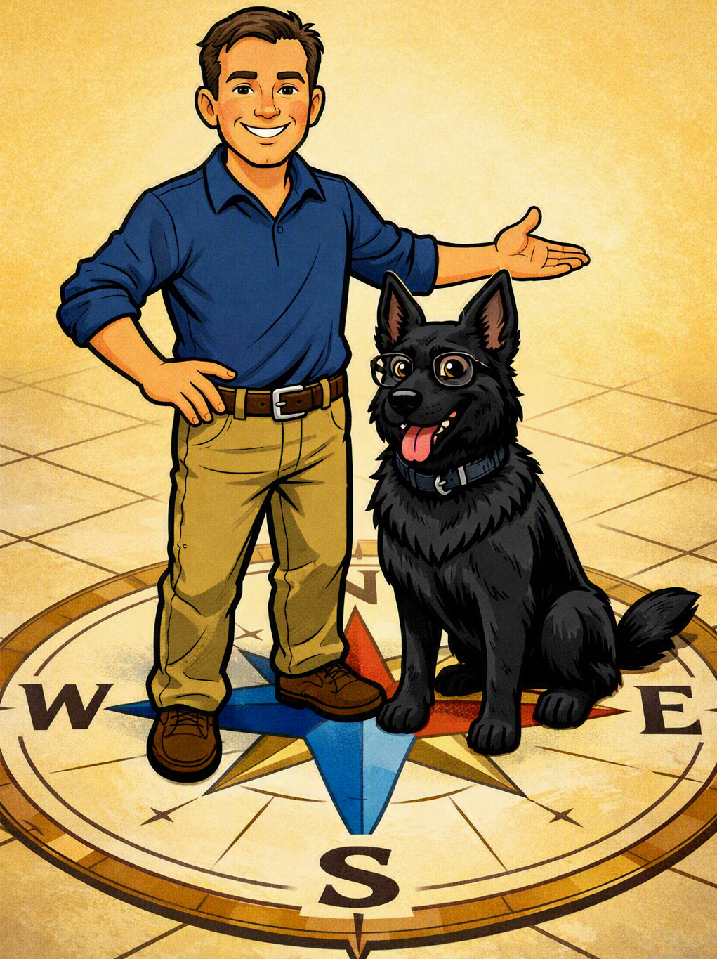 Right direction for a dog
