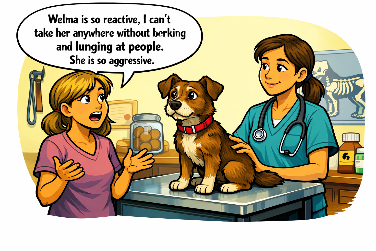 Female Vet Cartoon