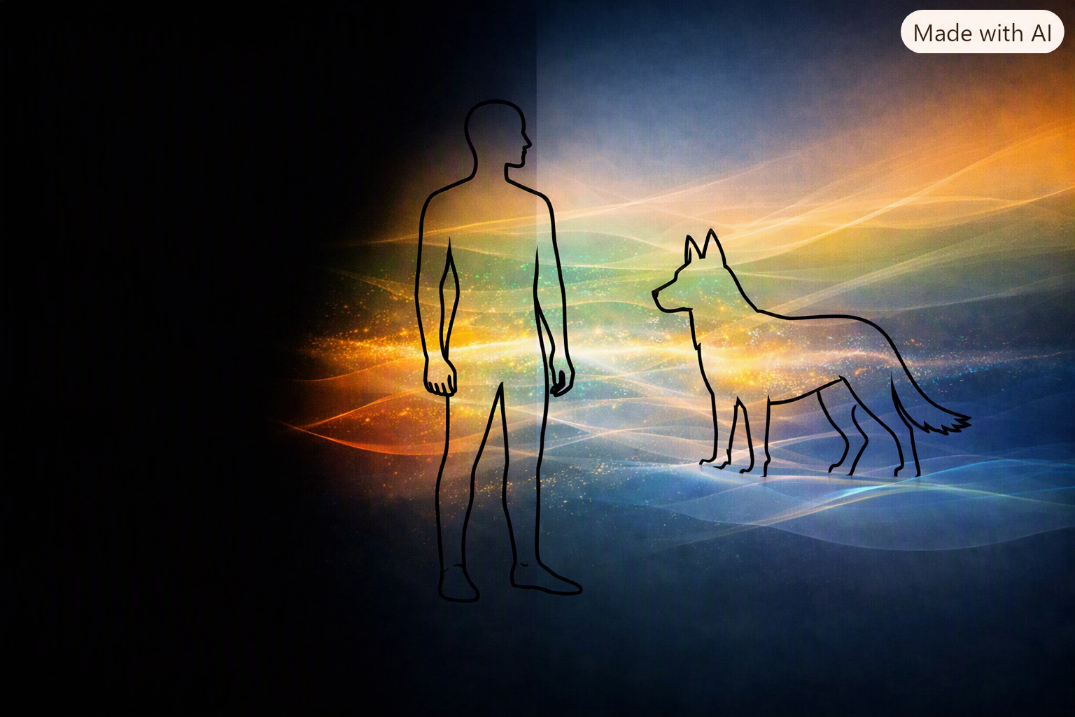Sensory dimensional comparison man and dog